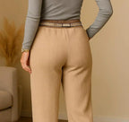 [Llevá 3, ¡Pagá Solo 2!] Kit de 3 Pantalones Femeninos Olina de Terciopelo (66% Rayón, 29% Nailon, 5% Elastano)